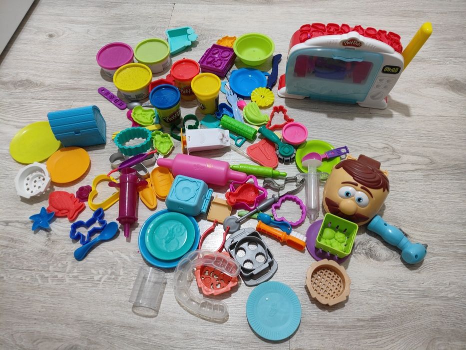 Duży zestaw PlayDoh dentysta, piekarnik
