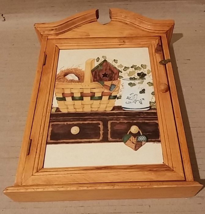 Chaveiro em madeira para guardar chaves