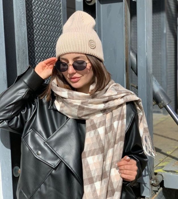 Шапочка kiss світло сіра