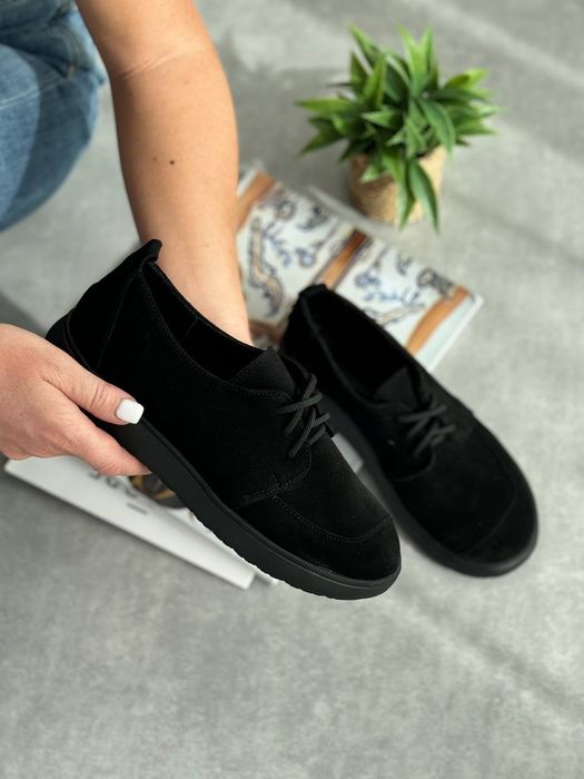 Анатомічні туфлі на шнурках, різні кольори