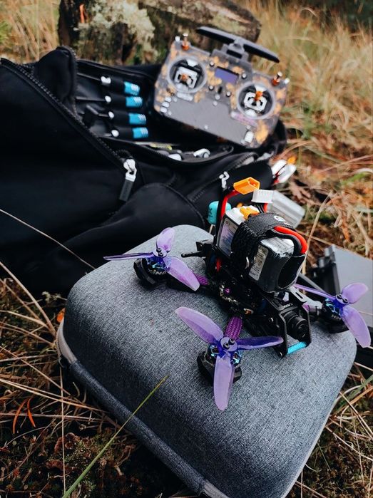 ФПВ Дрон 3 дюйма. 4s, цифра/аналог, xing 1404, aio, o4, walksnail, fpv