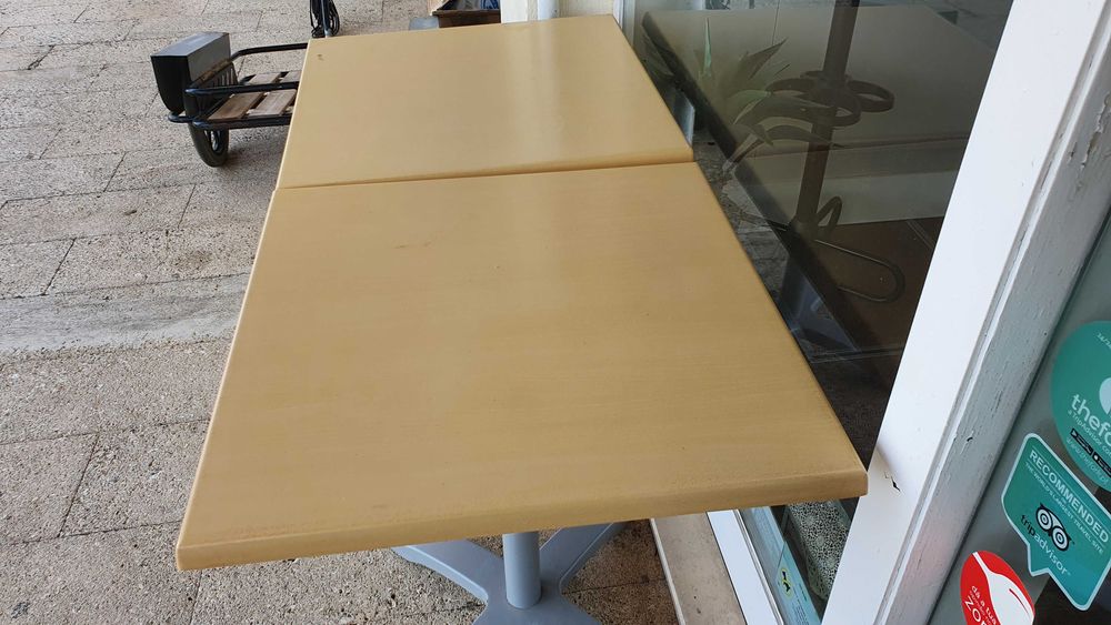 Mesa de Madeira de esplanada de madeira para 4 pessoas