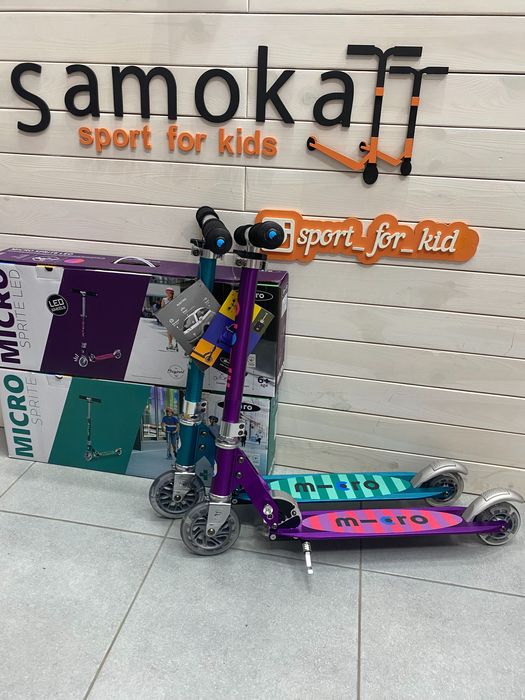 Самокат Micro Sprite /  Micro Sprite LED / Micro Sprite Deluxe