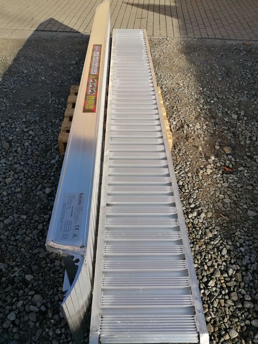 Specjalistyczne najazdy aluminiowe | 3m nośność 5250kg | Certyfikat