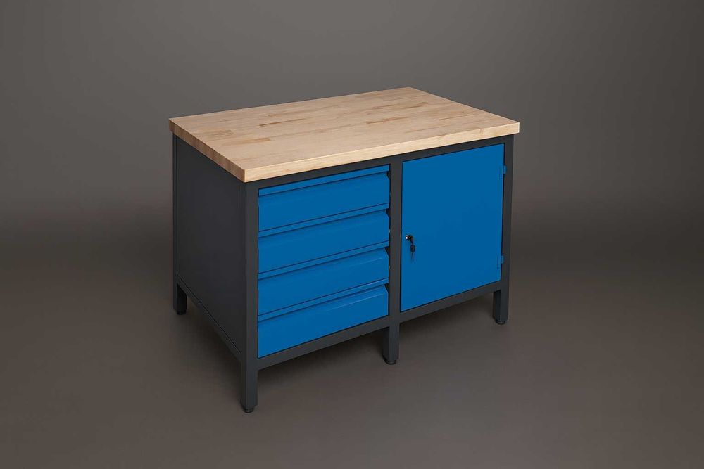 Stół warsztatowy | Falbanek | 4 szuflady + szafka – Polska Jakość!