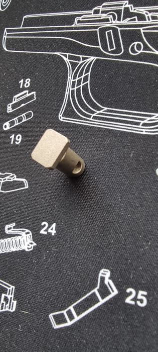 Копирный штифт TRYBE Defense Mil-Spec с никель-боровым покрытием