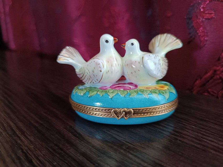 Эксклюзивная шкатулка Chamart Limoges Франция Оригинал