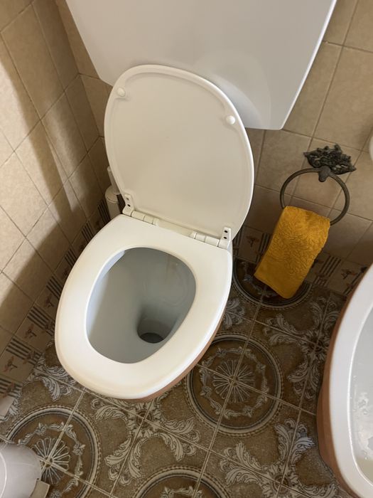 Bide e sanita em bom estado.