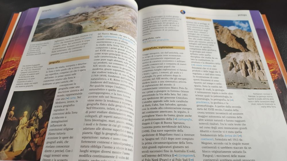 Encyclopedia "La Terra" Rizzoli junior w jezyku wloskim