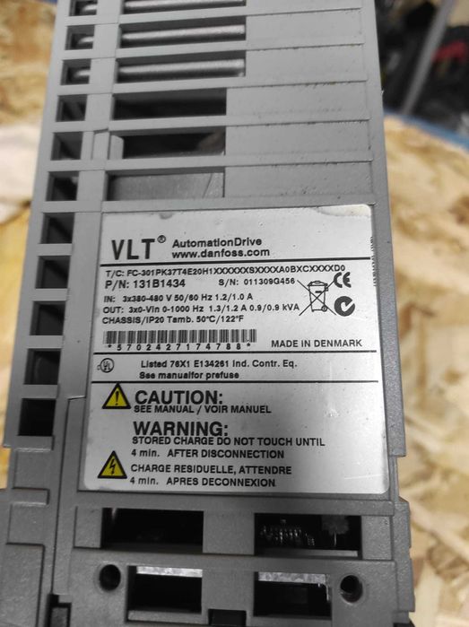 Variador de velocidade Danfoss