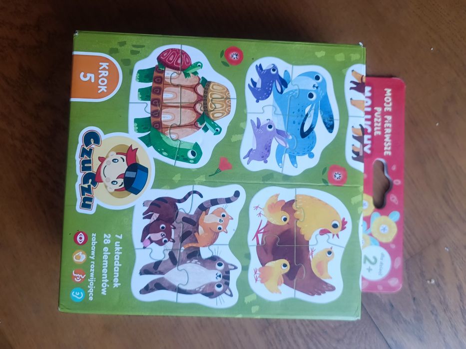 Czuczu moje pierwsze puzzle zwierzeta