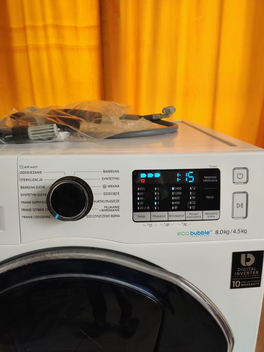 Pralko-suszarka SAMSUNG EcoBubble AddWash 8KG GWARANCJA Transport