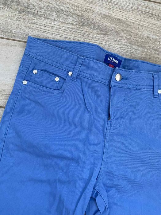 Spodnie jeansowe damskie niebieskie