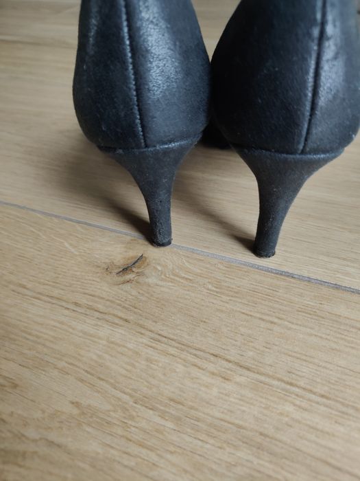 Buty na obcasie czarne
