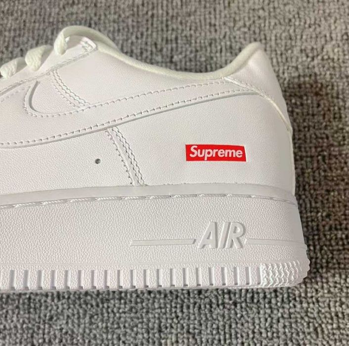 Trampki unisex Air Force 1 Supreme białe, R.45