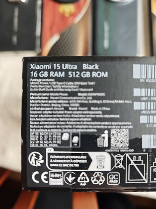 Xiaomi 15 ultra 512GB