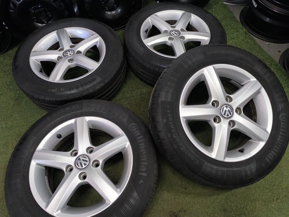 Koła 15" 5x112 opony 195/65/15 VW Passat Golf 5 6 7 8 Touran Caddy