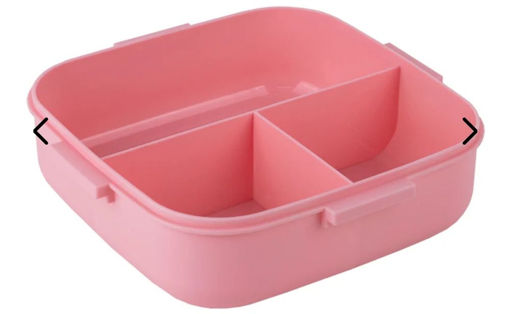 Ланчбокс з розділювачем Kite рожевий ТА ФОРМИ