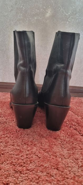 Кожанные Ботинки ZARA