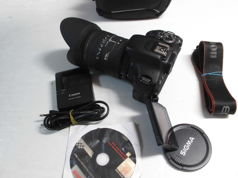 Canon 600D + 28-70mm 2.8 bom estado, mas não liga -Ver descrição