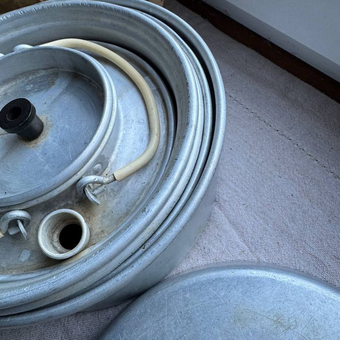 Menażka turystyczna harcerska BZSS Bielsko-Biała aluminium PRL
