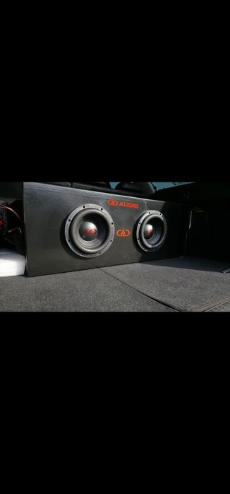 Subwoofer 2x dd audio 608d4 skrzynia basowa 1200RMS