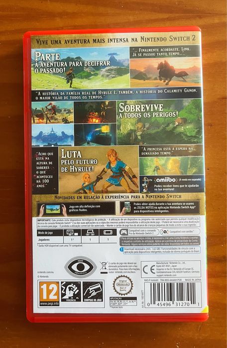 Game Zelda Breath of the Wild - Nintendo Switch 2