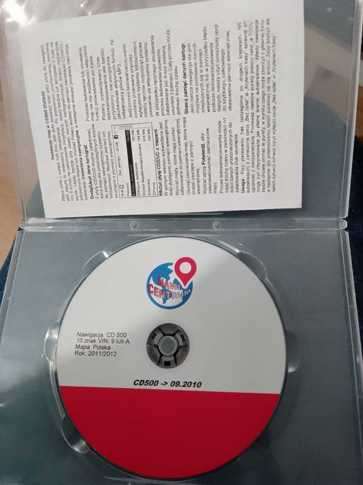 Płyta mapy 2012/2015 CD500-DVD800 do Opel Chevrolet 2009/2010