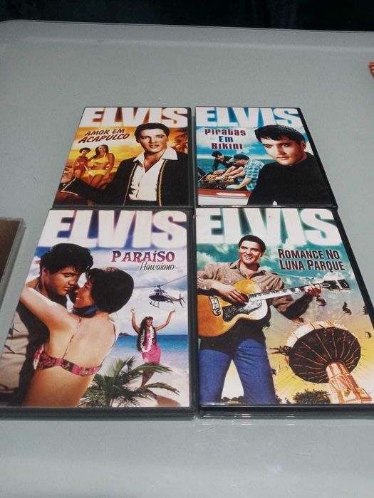 ELVIS 1 CD e 4 dvds em ótimo estado