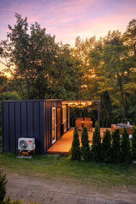 Relaks w domkach z balią nad Wisłą – weekend 2h od Warszawy