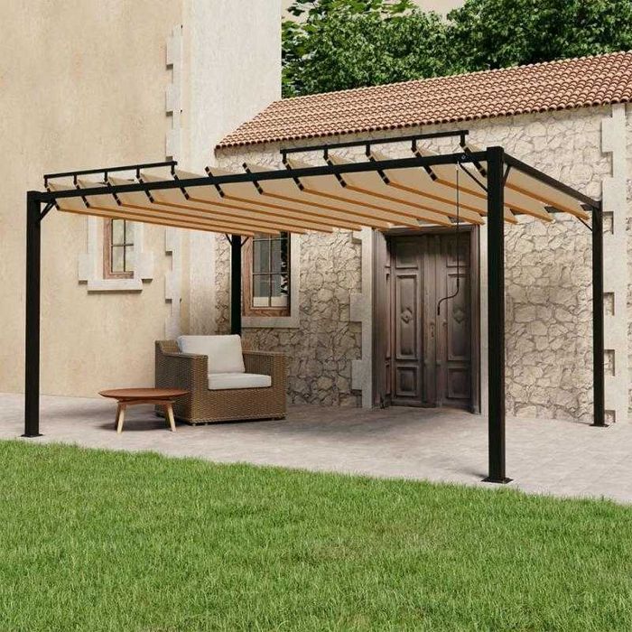 Pérgola com Telhado Persiana 3x4 m
