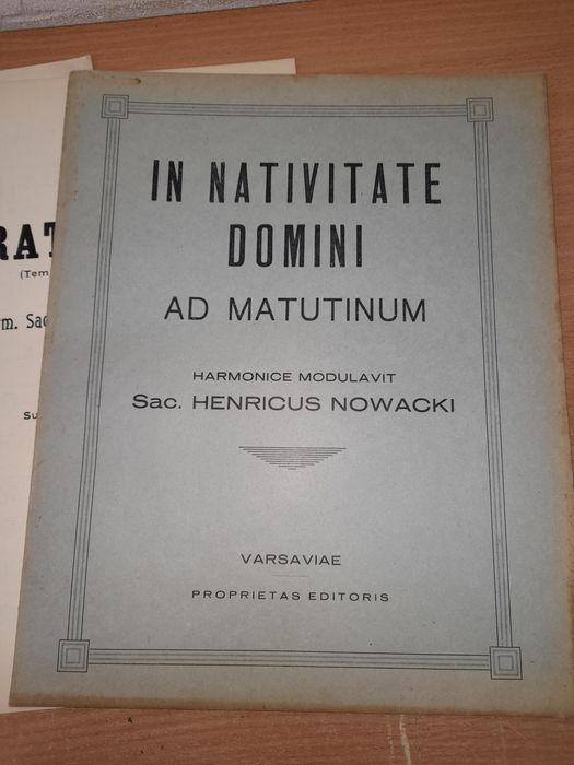 Bardzo stare książeczki z nutami z klasztoru