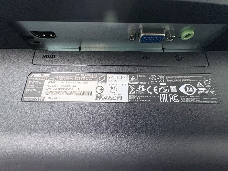 Monitor ASUS VP247HA 24 Full HD HDMI VGA [2]