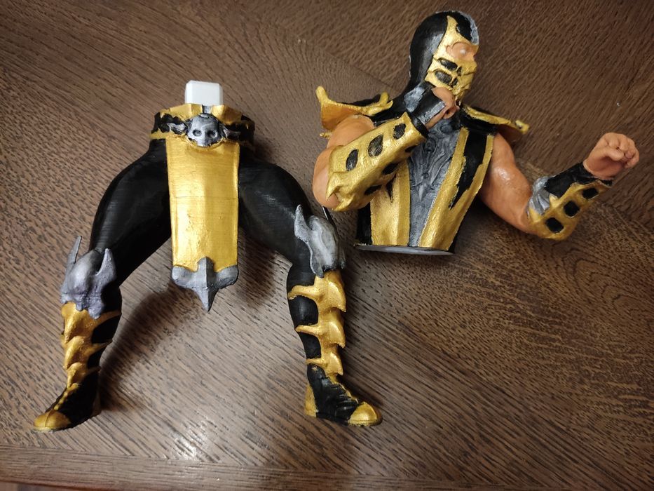 Figurka 3d Scorpion Mortal Kombat