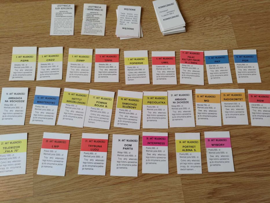 Gra planszowa Budujemy pomnik Stalina