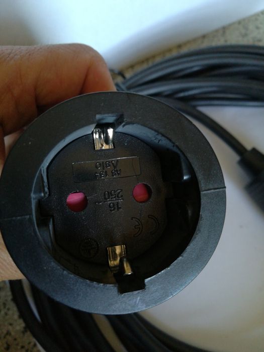 8.5-Meter Power Extension Cord, 16 A, Max 3500 W, NEW64737766649987122