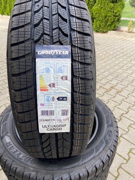 4x 215/60R17c Goodyear UltraGrip Cargo 109/107T