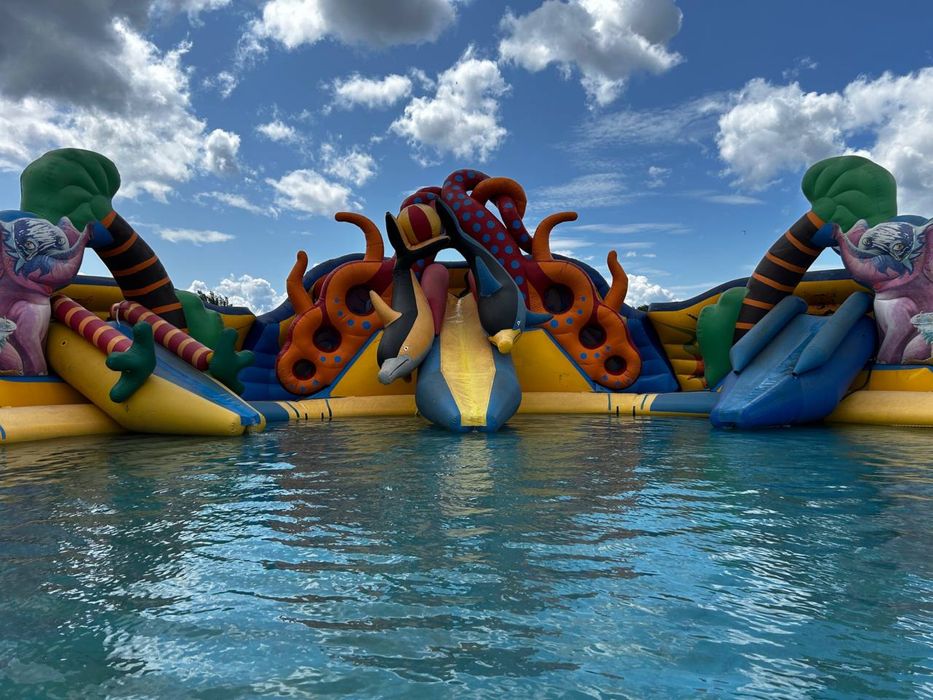 Водный аттракцион вектор