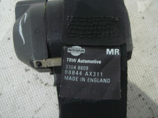 Cinto trás direito NISSAN Micra III (K12)
