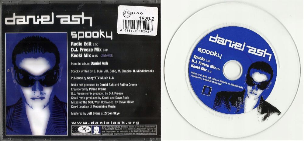 DANIEL ASH (ex Bauhaus) - Spooky CD [USA]