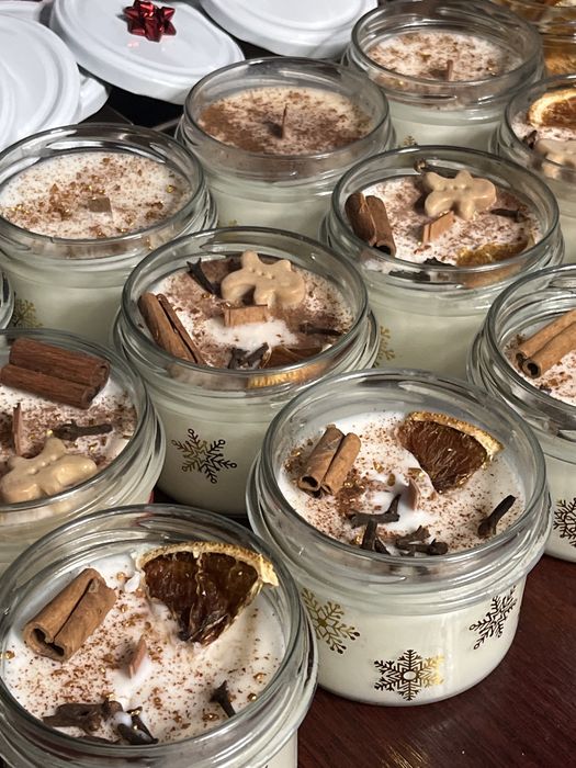 Świece sojowe świąteczne pachnące