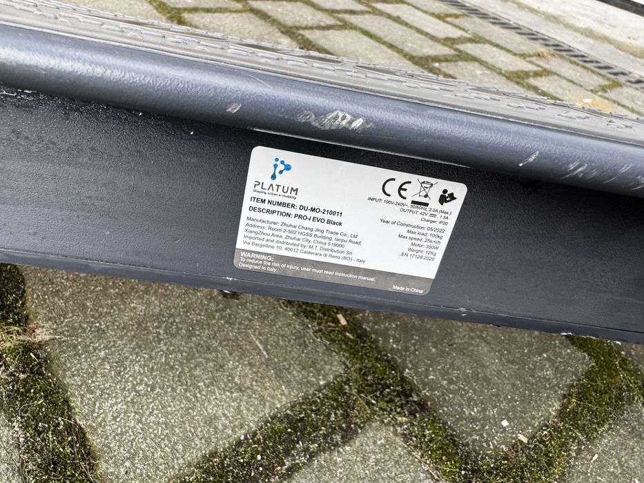 Електросамокат Ducati Pro 1 Evo Black