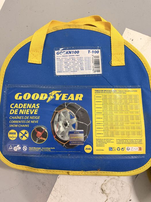 Correntes de Neve Goodyear 9 mm – GDKN100 (usadas 1x)