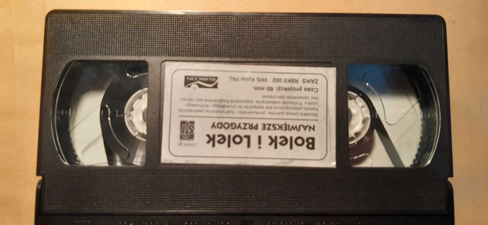 kaseta vhs bajki prl bolek i lolek największe przygody