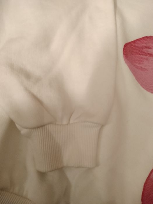 Dres Zara biało różowy 152