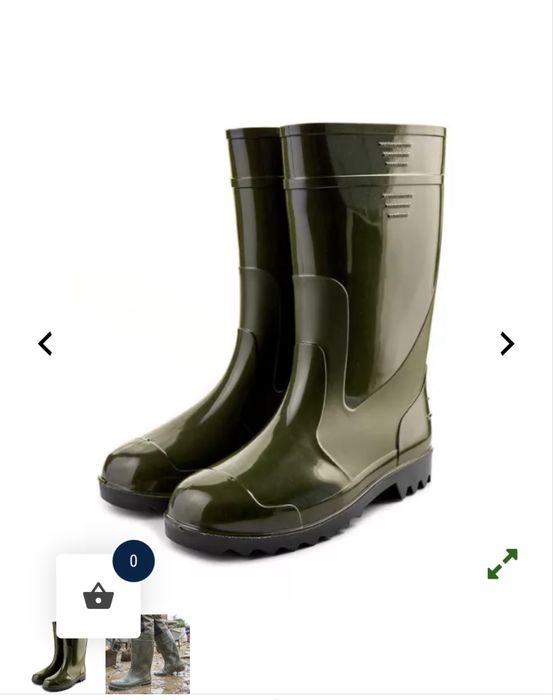 Чоловічі гумаки чоботи гумові робочі 45