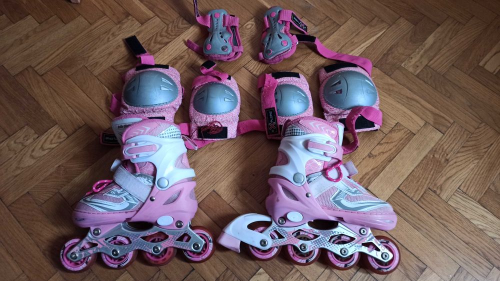 Ролики для детей, регулируемый размер 31-34