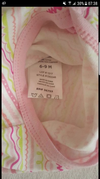 Nowy komplet Duck Duck Goose r.6-9m