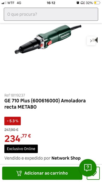 Retificadora direita universal