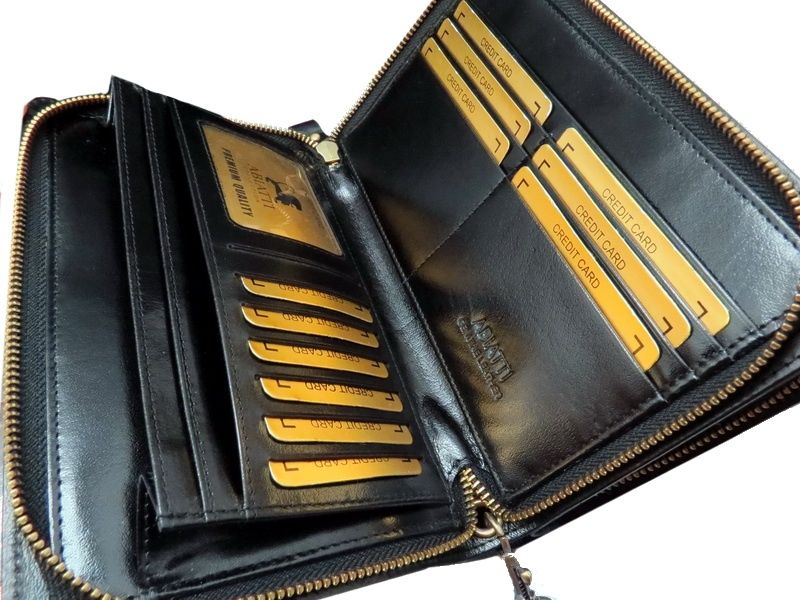 Skórzana saszetka ABIATTI 100% SKÓRA naturalna ! NA ZAMEK !